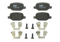 Bromsbeläggssats, skivbroms COTEC GDB1396 TRW