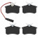 Bromsbeläggssats, skivbroms COTEC GDB1415 TRW, miniatyr 5