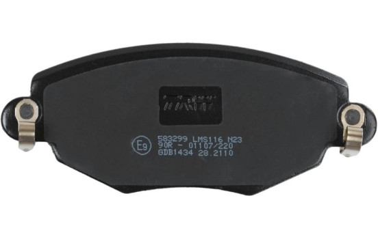 Bromsbeläggssats, skivbroms COTEC GDB1434 TRW, bild 7