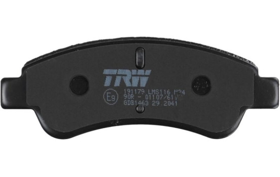Bromsbeläggssats, skivbroms COTEC GDB1463 TRW, bild 7