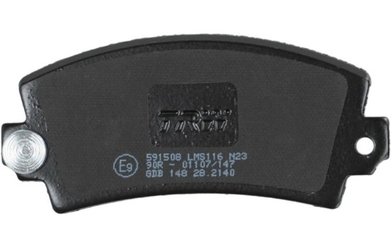 Bromsbeläggssats, skivbroms COTEC GDB148 TRW, bild 7