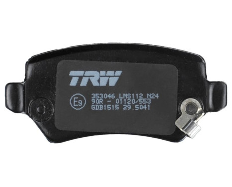 Bromsbeläggssats, skivbroms COTEC GDB1515 TRW, bild 6