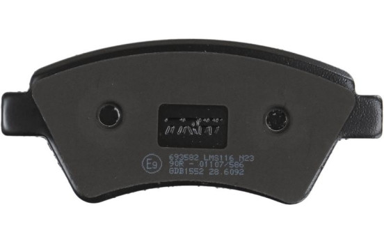 Bromsbeläggssats, skivbroms COTEC GDB1552 TRW, bild 7