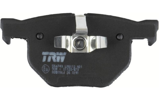 Bromsbeläggssats, skivbroms COTEC GDB1560 TRW, bild 6