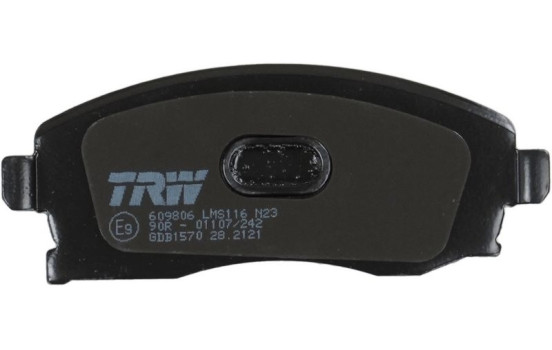 Bromsbeläggssats, skivbroms COTEC GDB1570 TRW, bild 7