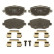 Bromsbeläggssats, skivbroms COTEC GDB1593 TRW, miniatyr 3