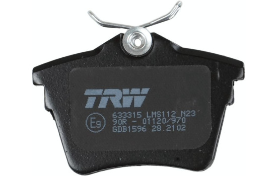 Bromsbeläggssats, skivbroms COTEC GDB1596 TRW, bild 7