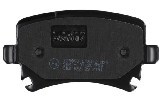 Bromsbeläggssats, skivbroms COTEC GDB1622 TRW, bild 12