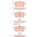 Bromsbeläggssats, skivbroms COTEC GDB1671 TRW, miniatyr 2