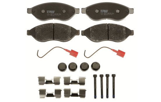 Bromsbeläggssats, skivbroms COTEC GDB1681 TRW, bild 3