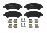 Bromsbeläggssats, skivbroms COTEC GDB1682 TRW