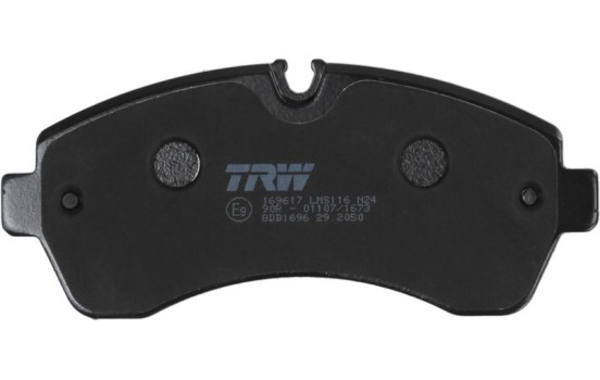 Bromsbeläggssats, skivbroms COTEC GDB1696 TRW, bild 6