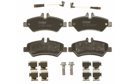 Bromsbeläggssats, skivbroms COTEC GDB1697 TRW, bild 3
