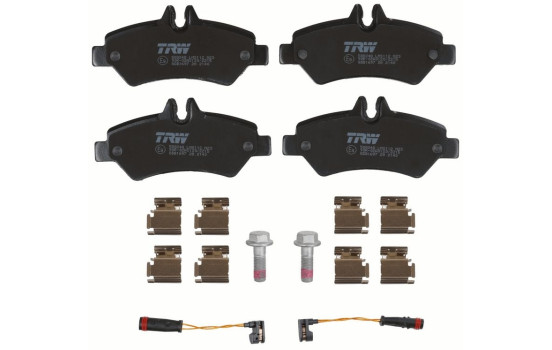 Bromsbeläggssats, skivbroms COTEC GDB1697 TRW, bild 4