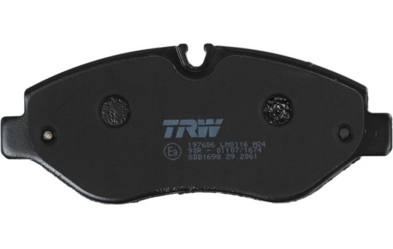 Bromsbeläggssats, skivbroms COTEC GDB1698 TRW, bild 6