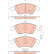 Bromsbeläggssats, skivbroms COTEC GDB1737 TRW, miniatyr 2