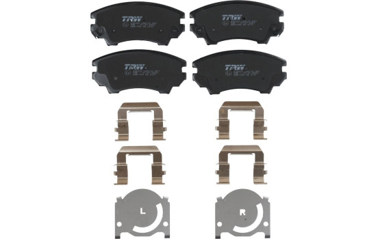 Bromsbeläggssats, skivbroms COTEC GDB1783 TRW, bild 3