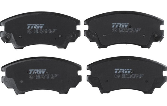 Bromsbeläggssats, skivbroms COTEC GDB1783 TRW, bild 5