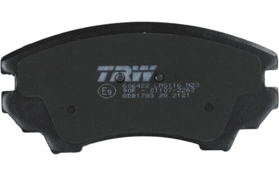 Bromsbeläggssats, skivbroms COTEC GDB1783 TRW, bild 6