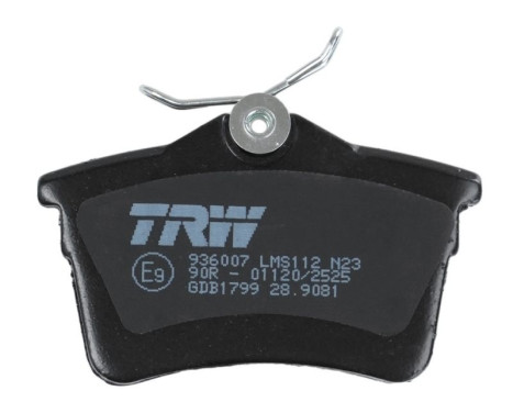 Bromsbeläggssats, skivbroms COTEC GDB1799 TRW, bild 7