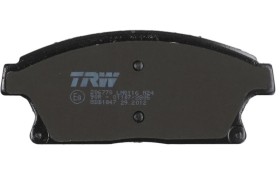 Bromsbeläggssats, skivbroms COTEC GDB1847 TRW, bild 6