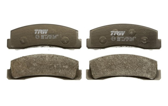 Bromsbeläggssats, skivbroms COTEC GDB265 TRW, bild 3