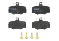 Bromsbeläggssats, skivbroms COTEC GDB3092 TRW
