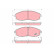 Bromsbeläggssats, skivbroms COTEC GDB3201 TRW, miniatyr 2
