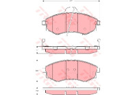 Bromsbeläggssats, skivbroms COTEC GDB3256 TRW
