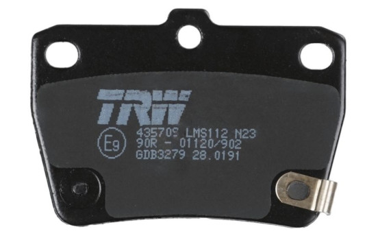 Bromsbeläggssats, skivbroms COTEC GDB3279 TRW, bild 6