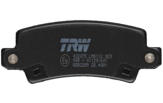 Bromsbeläggssats, skivbroms COTEC GDB3289 TRW, bild 7