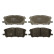 Bromsbeläggssats, skivbroms COTEC GDB3338 TRW, miniatyr 3
