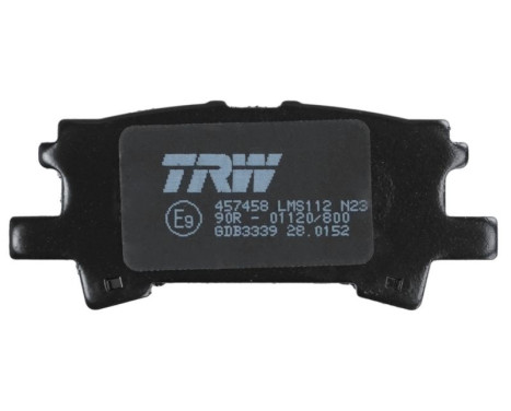 Bromsbeläggssats, skivbroms COTEC GDB3339 TRW, bild 6