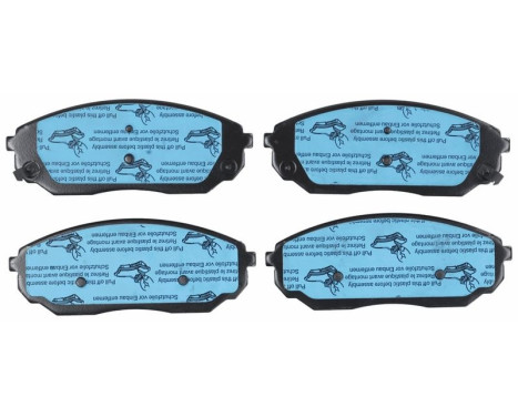 Bromsbeläggssats, skivbroms COTEC GDB3343 TRW, bild 4