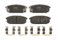 Bromsbeläggssats, skivbroms COTEC GDB3344 TRW