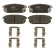 Bromsbeläggssats, skivbroms COTEC GDB3344 TRW, miniatyr 3