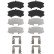 Bromsbeläggssats, skivbroms COTEC GDB3371 TRW, miniatyr 8