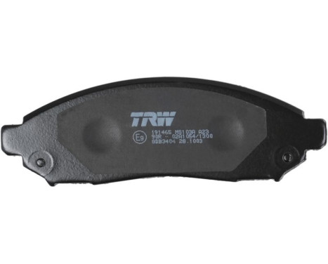 Bromsbeläggssats, skivbroms COTEC GDB3404 TRW, bild 6