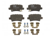 Bromsbeläggssats, skivbroms COTEC GDB3408 TRW