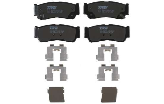 Bromsbeläggssats, skivbroms COTEC GDB3419 TRW, bild 4