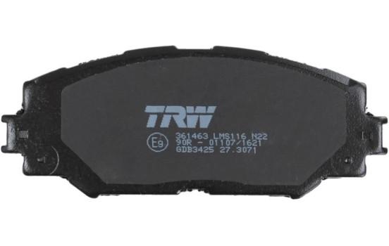 Bromsbeläggssats, skivbroms COTEC GDB3425 TRW, bild 6