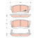 Bromsbeläggssats, skivbroms COTEC GDB3430 TRW, miniatyr 2