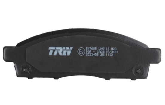 Bromsbeläggssats, skivbroms COTEC GDB3435 TRW, bild 6
