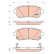 Bromsbeläggssats, skivbroms COTEC GDB3437 TRW, miniatyr 2