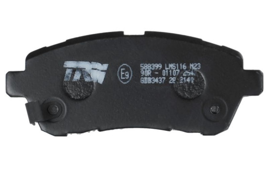 Bromsbeläggssats, skivbroms COTEC GDB3437 TRW, bild 7
