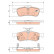 Bromsbeläggssats, skivbroms COTEC GDB3458 TRW, miniatyr 2