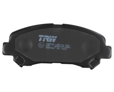 Bromsbeläggssats, skivbroms COTEC GDB3467 TRW, bild 6