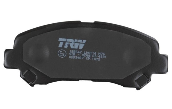 Bromsbeläggssats, skivbroms COTEC GDB3467 TRW, bild 6