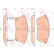 Bromsbeläggssats, skivbroms COTEC GDB3493 TRW, miniatyr 2