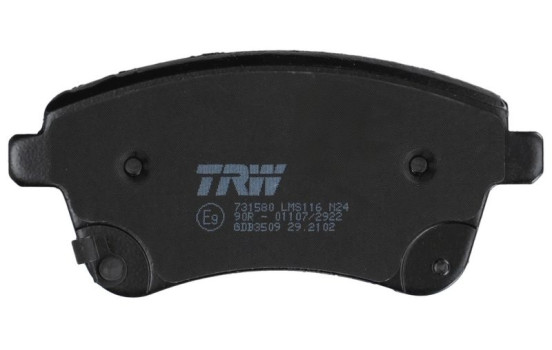 Bromsbeläggssats, skivbroms COTEC GDB3509 TRW, bild 6